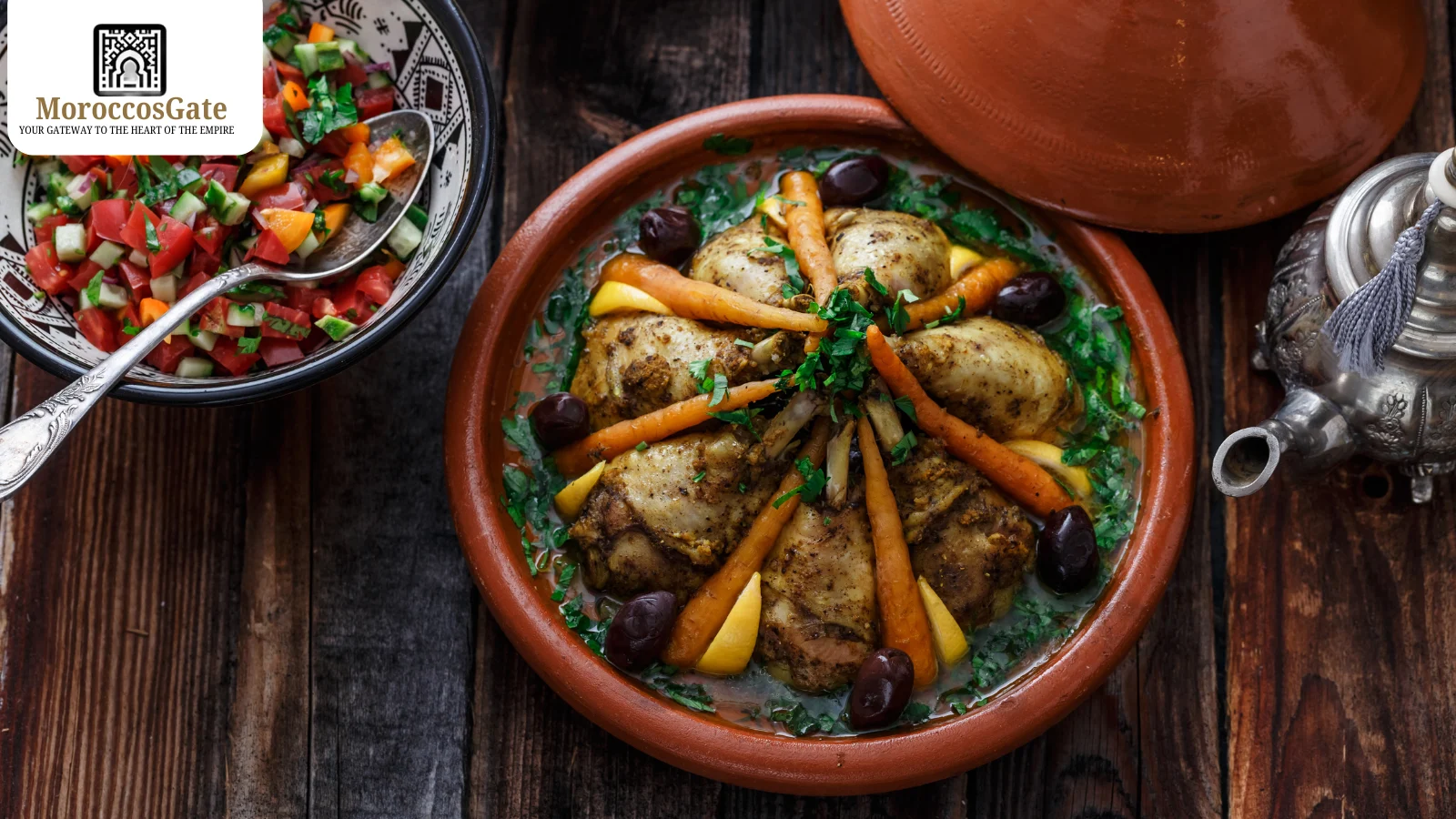 Tourists enjoying traditional Morocco food tours