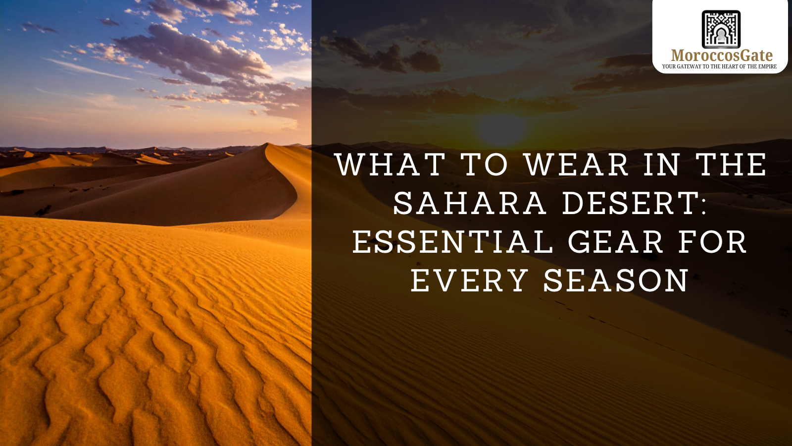 Sahara desert packing list