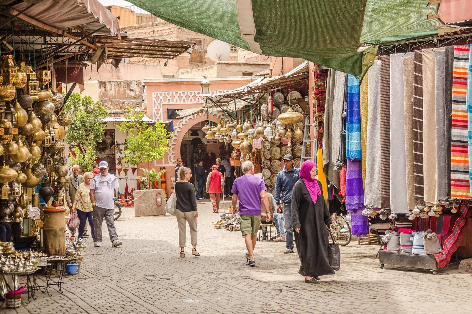 Exploring Marrakech medina on a Morocco October itinerary