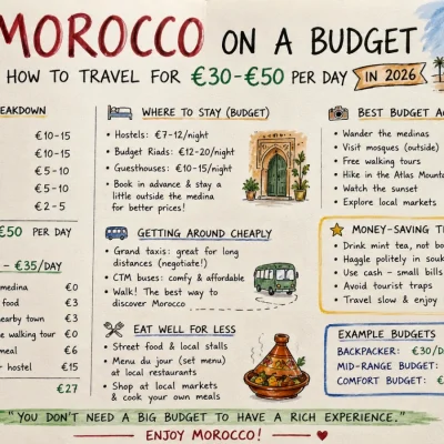 Morocco budget travel 2026